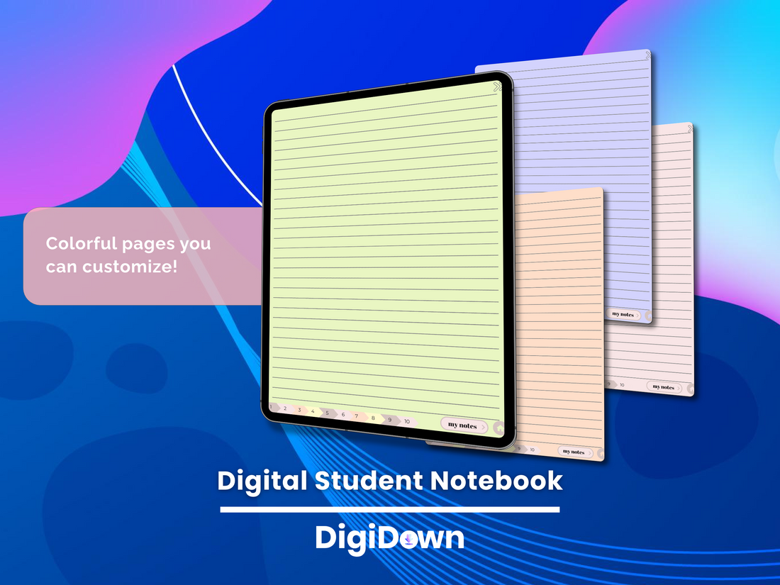 Digital Student Notebook: Comprehensive Scholar Notebook, Customizable Design, Versatile Templates.