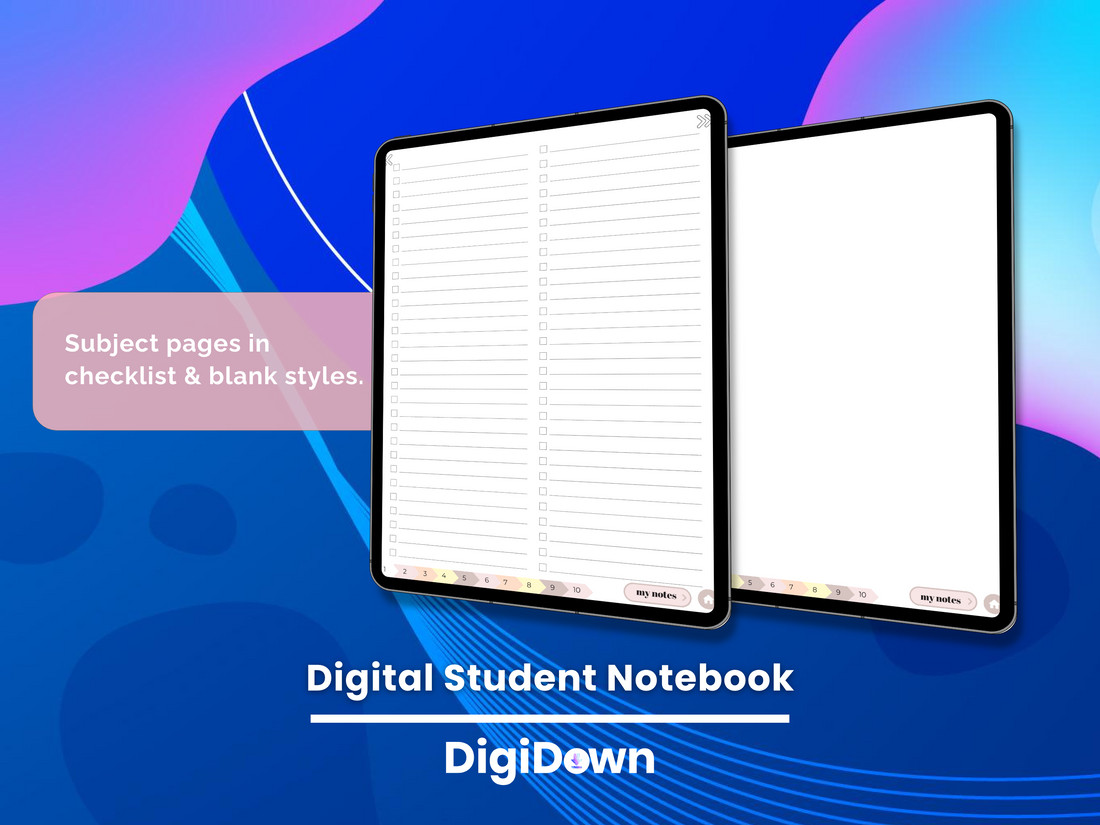 Digital Student Notebook: Comprehensive Scholar Notebook, Customizable Design, Versatile Templates.