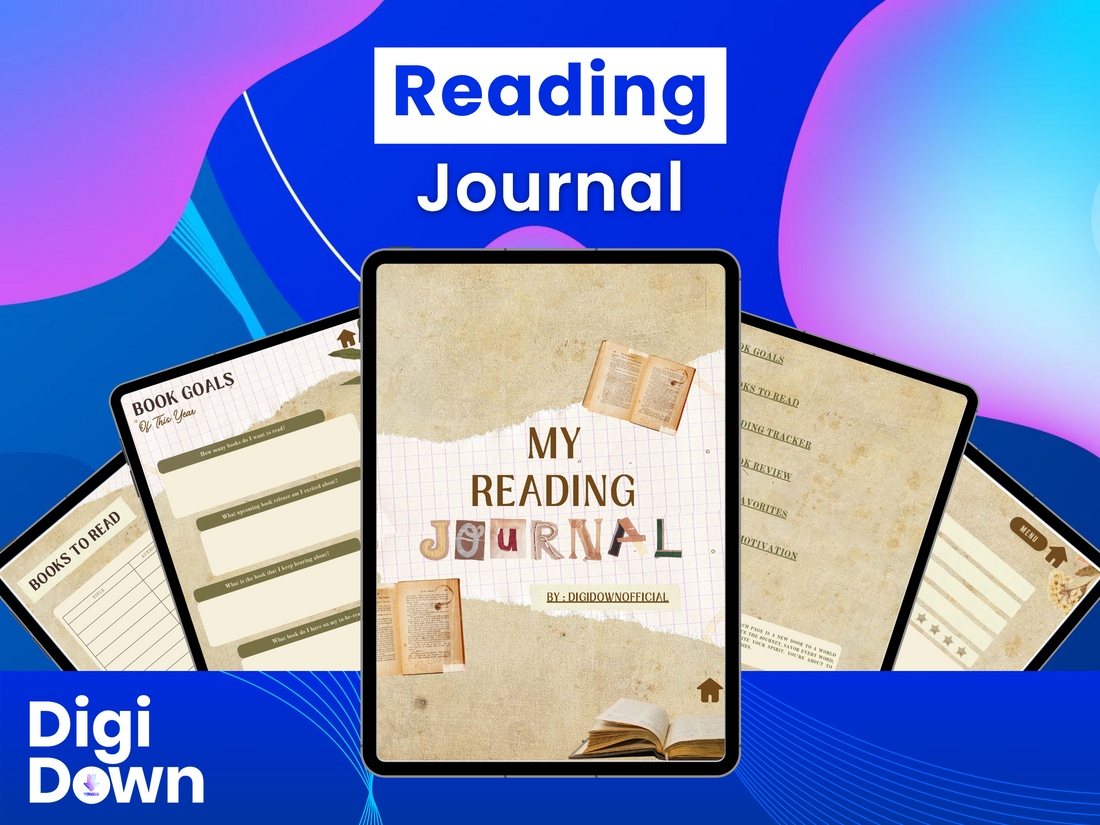 Digital Reading Guide: Customizable Book Tracker, Series Log, Reading Challenges, Goals, Wishlist.