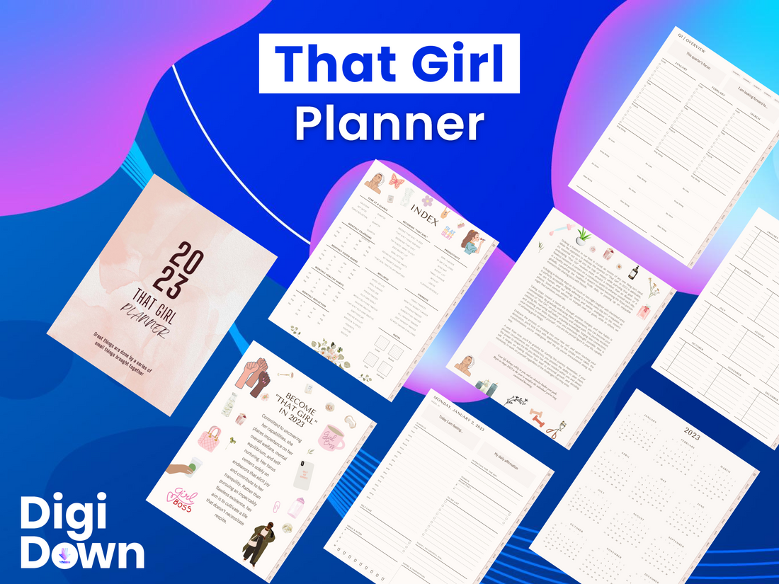 2024 Empowerment Planner: Digital Self-Care & Productivity Journal with Holistic Planning, Modern Aesthetic Design
