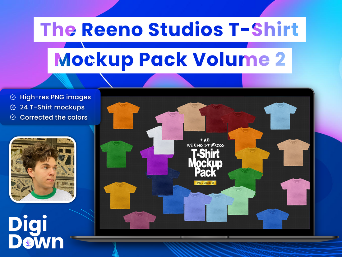 T-Shirt Mockup Pack & Guide V2: All-in-One Collection, High-Res Templates, Advanced Colorization & Tips
