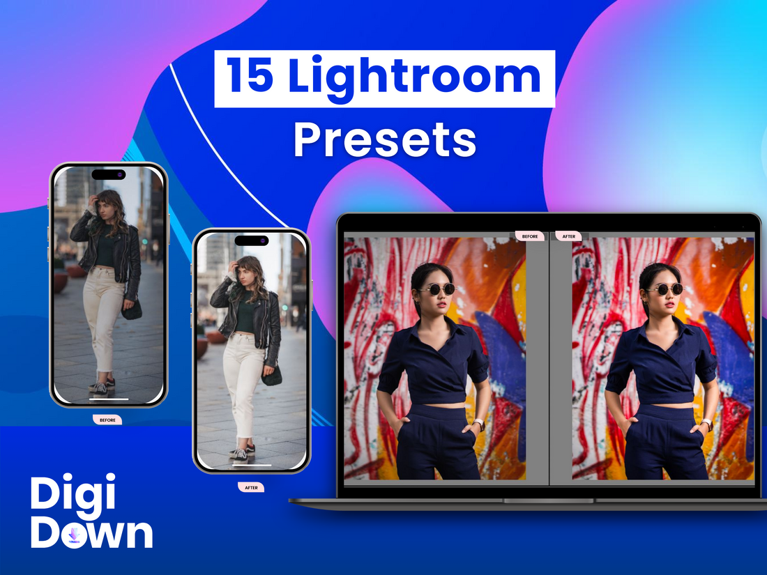 15 Lightroom Presets: Transformative Photo Edits + Mobile/Desktop Dual-Compatibility + Professional-Grade Enhancements + Lifetime Unlimited Usage